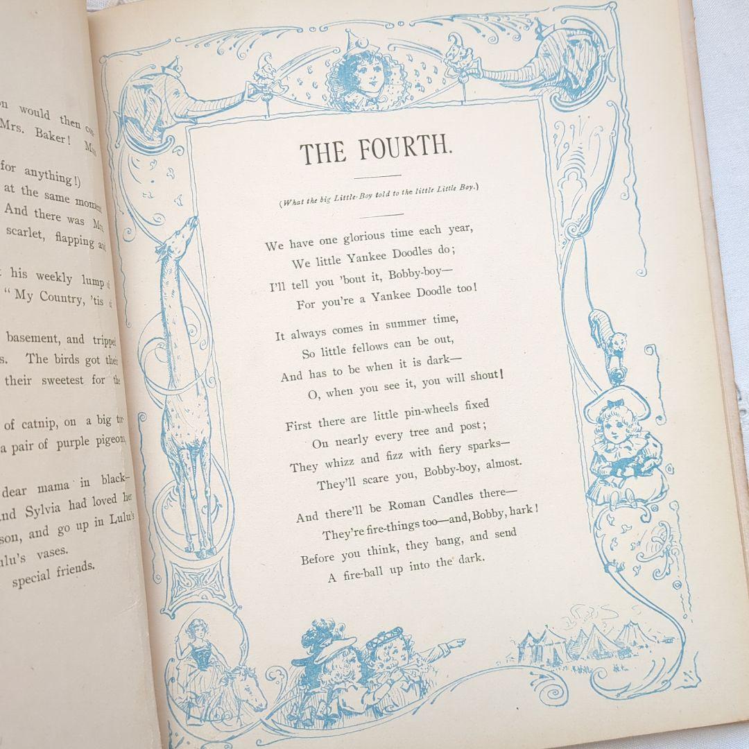 稀少1898アンティーク絵本 児童書 洋書古書 ヴィクトリアン ヴンテージ