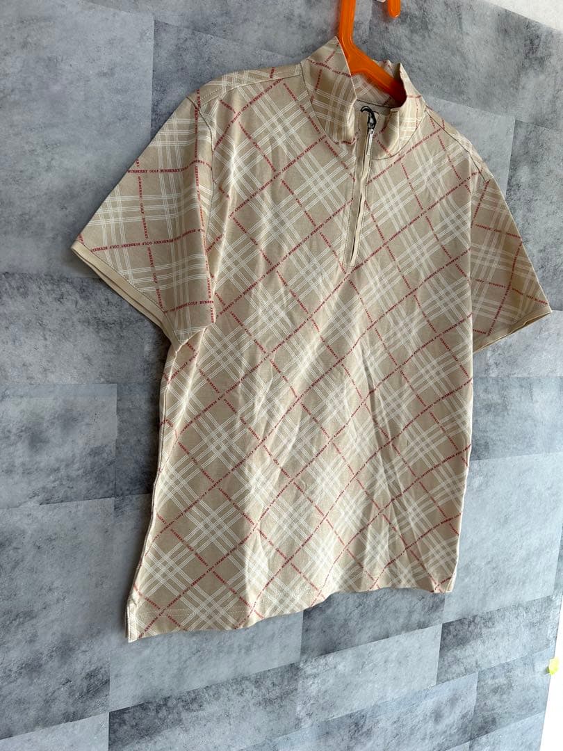 新品　未使用　タグ付　バーバリー　ゴルフ　 ハーフジップ　M 定価24,150円