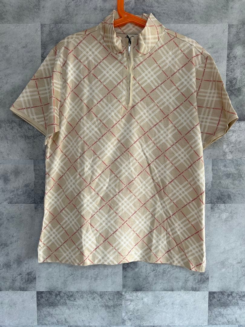 新品　未使用　タグ付　バーバリー　ゴルフ　 ハーフジップ　M 定価24,150円