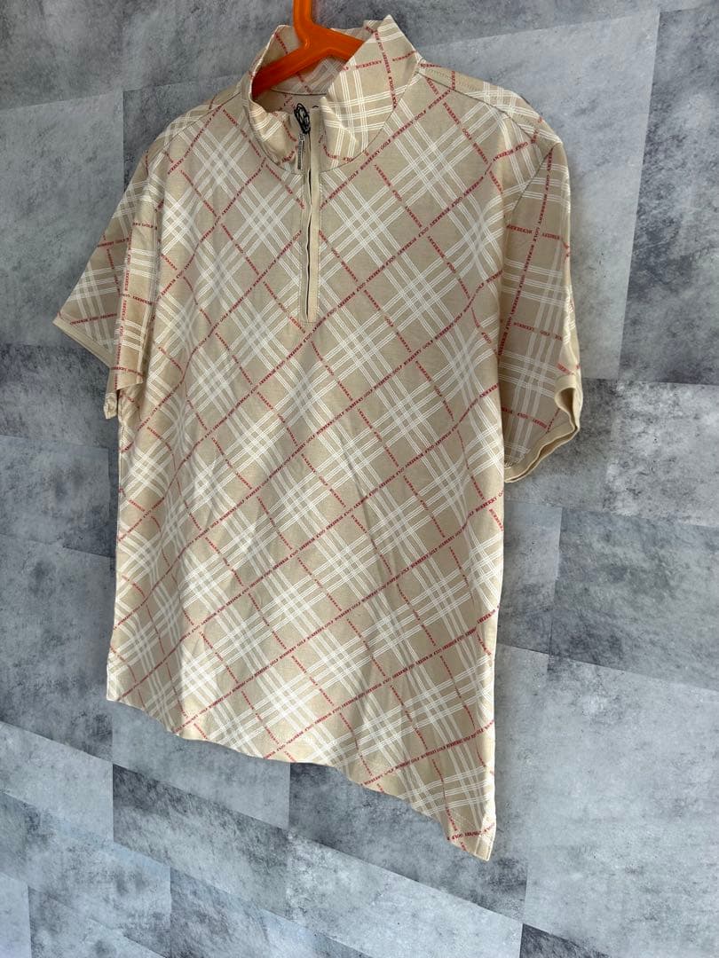 新品　未使用　タグ付　バーバリー　ゴルフ　 ハーフジップ　M 定価24,150円