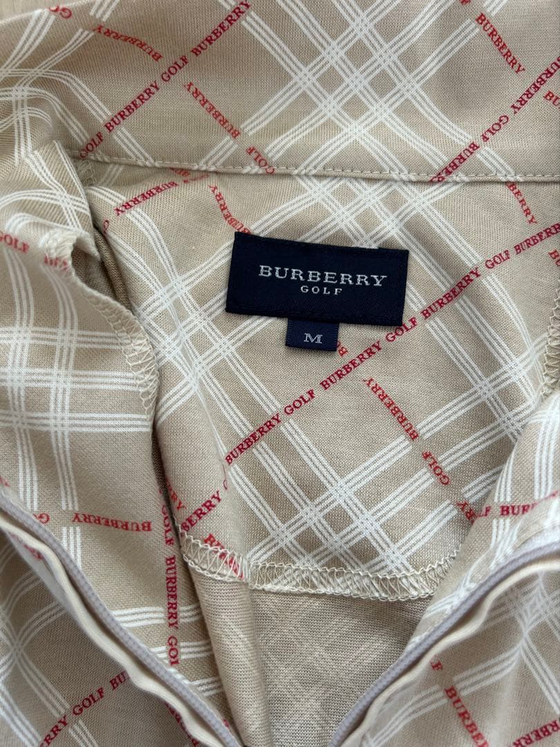 新品　未使用　タグ付　バーバリー　ゴルフ　 ハーフジップ　M 定価24,150円