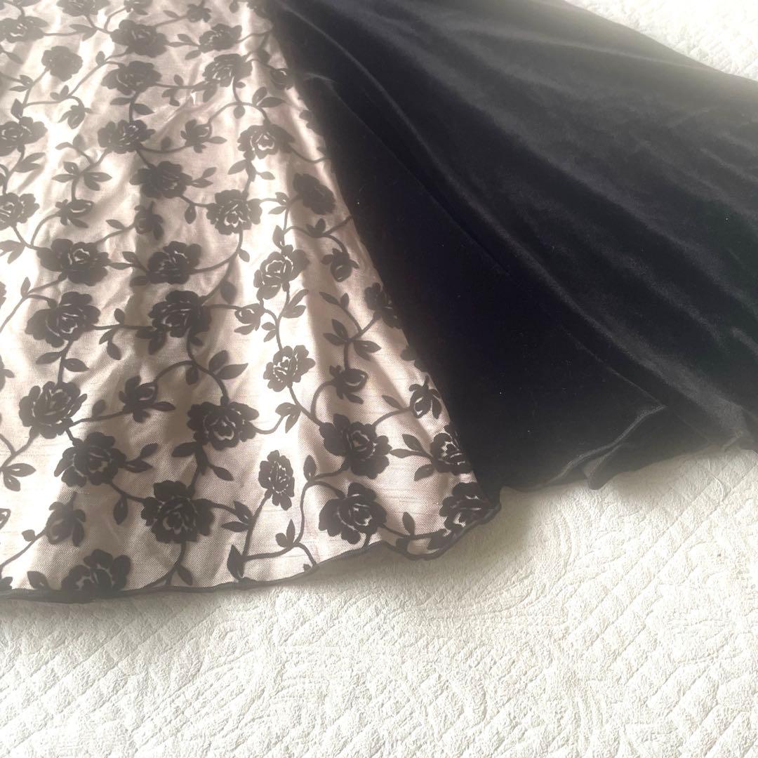 チャコット　ビロード　社交ダンススカート