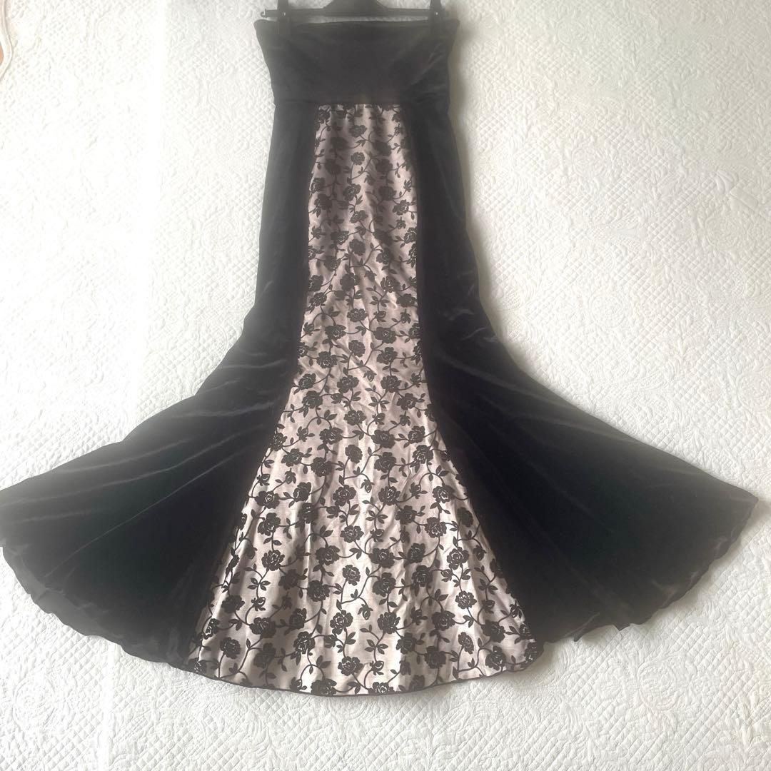 チャコット　ビロード　社交ダンススカート