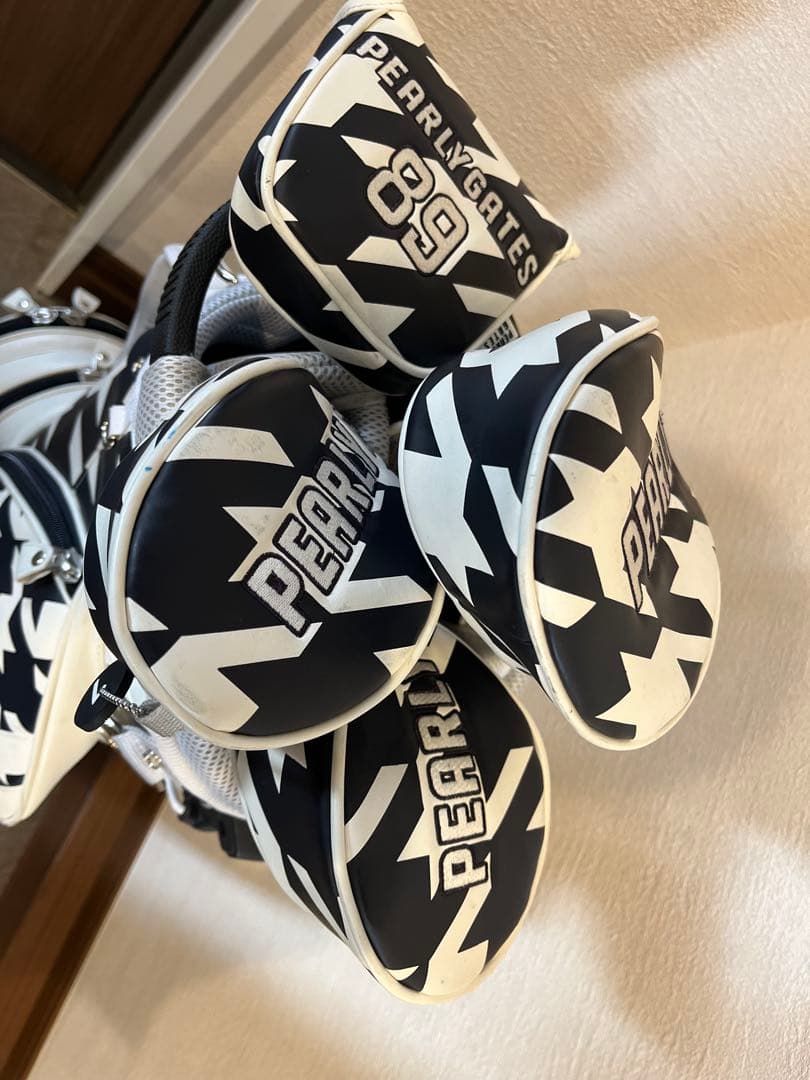 PEARLY GATES パーリーゲイツ　キャディバッグ 千鳥柄