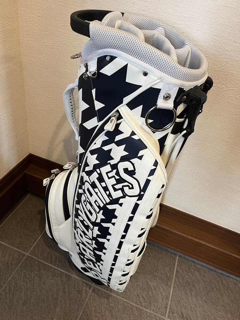PEARLY GATES パーリーゲイツ　キャディバッグ 千鳥柄