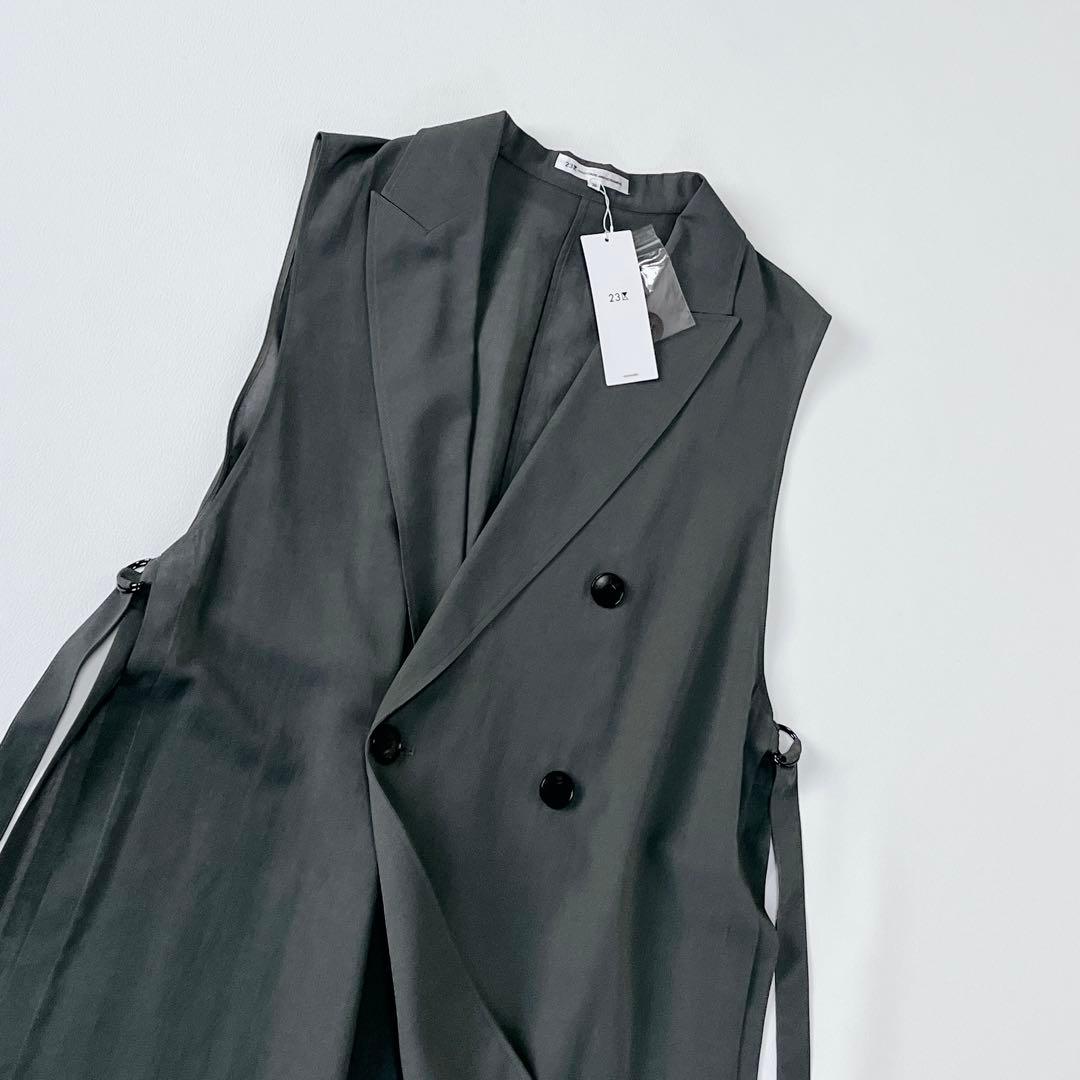 未使用✨タグ付き　23区　シアージレ　ベスト　洗える　38