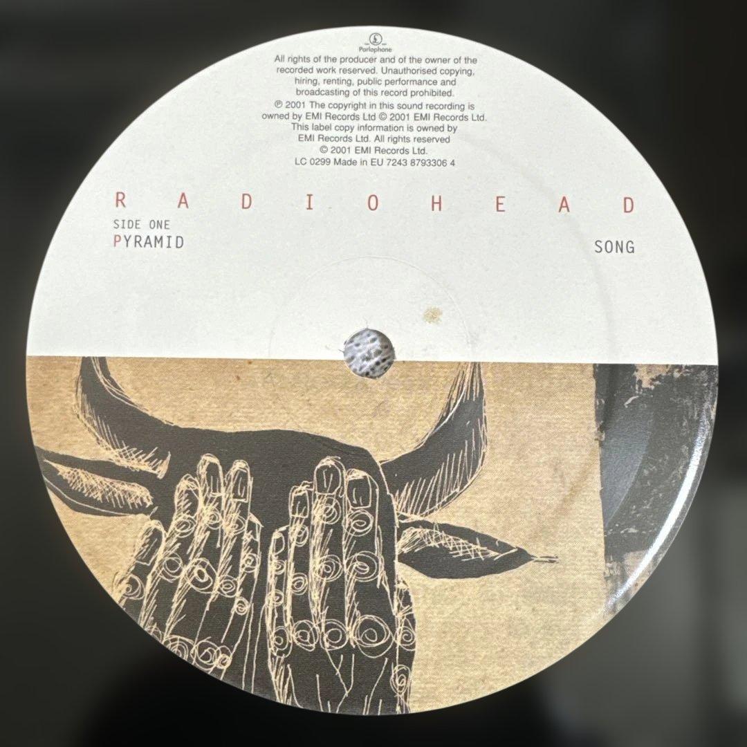 RADIOHEAD『PYRAMID SONG』12inch singleレコード