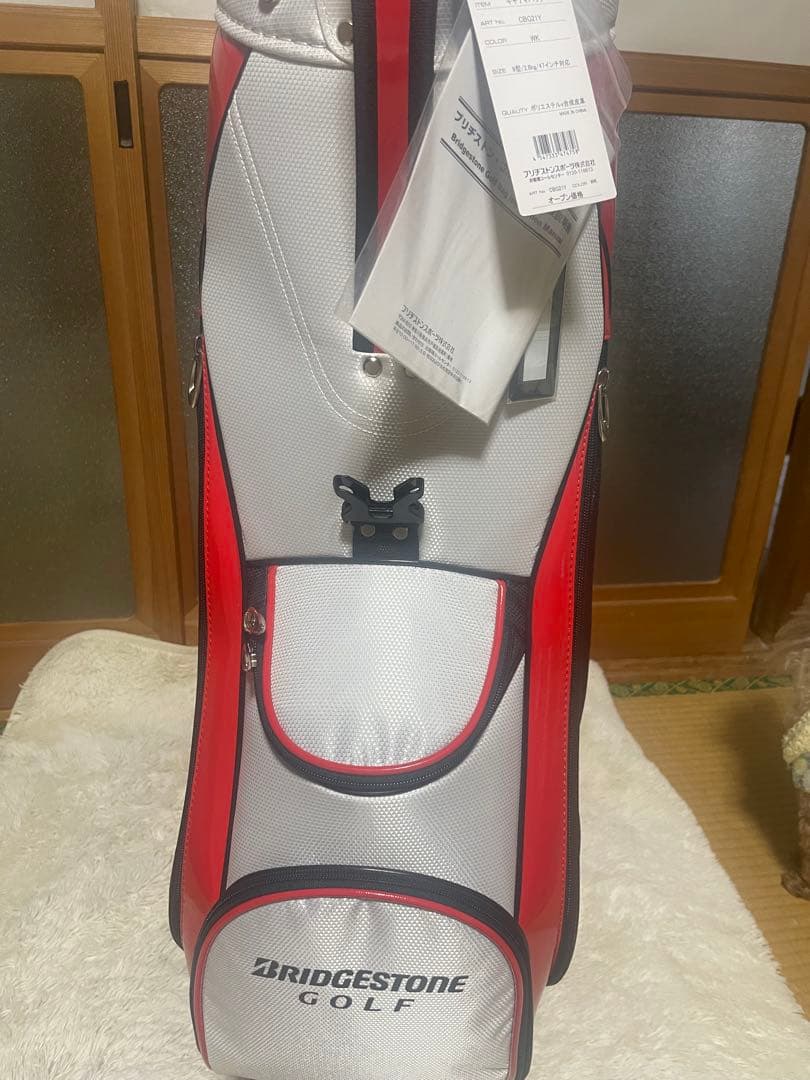 BRIDGESTONE GOLF キャディバッグ 赤黒白corocoro