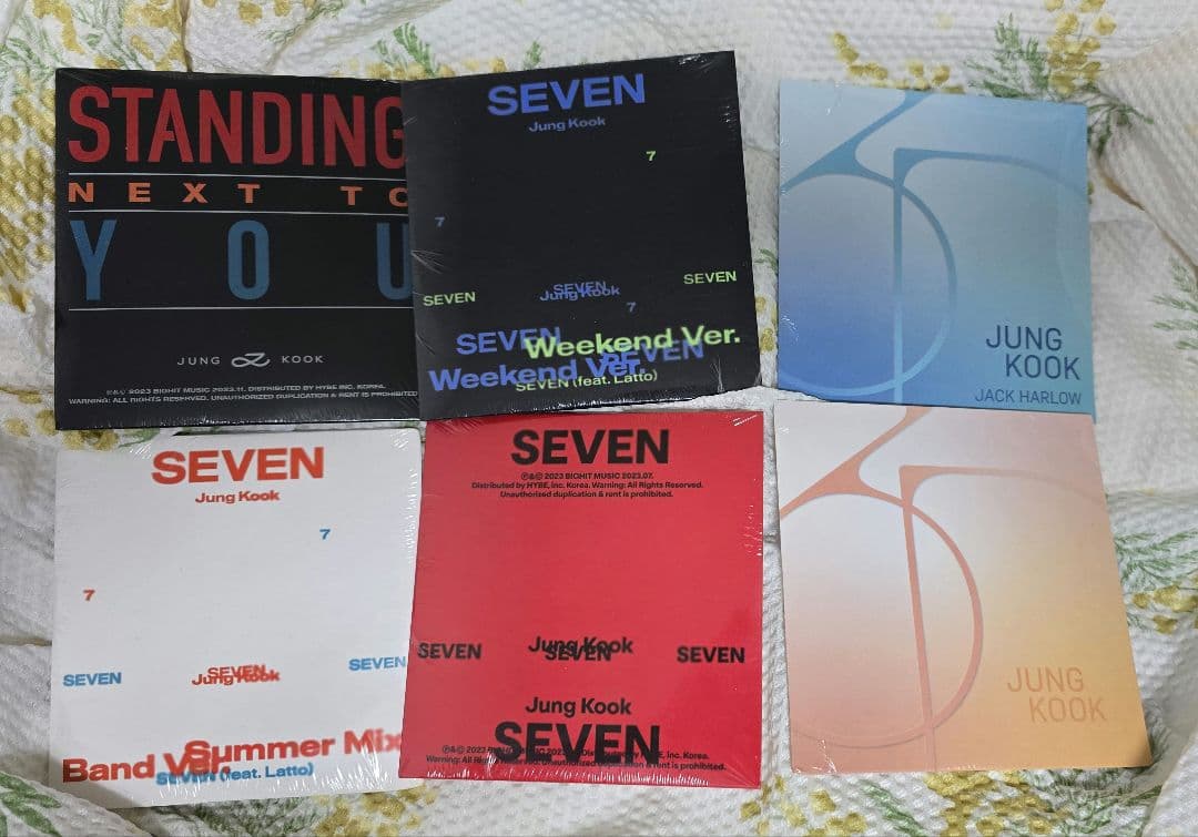 BTS ジョングク　アメリカ限定シングルCD セット