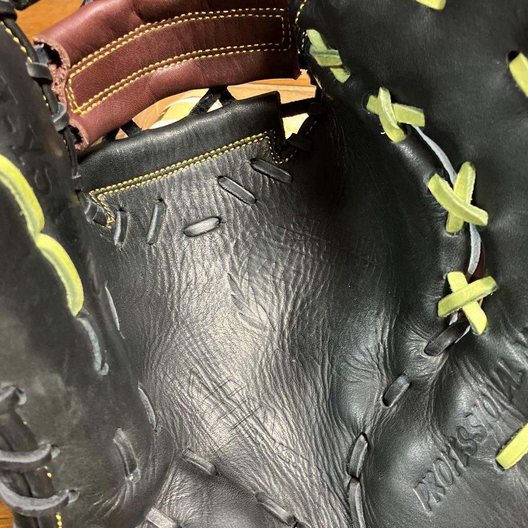 ハタケヤマ　ファーストミット　ブラウン/ブラック