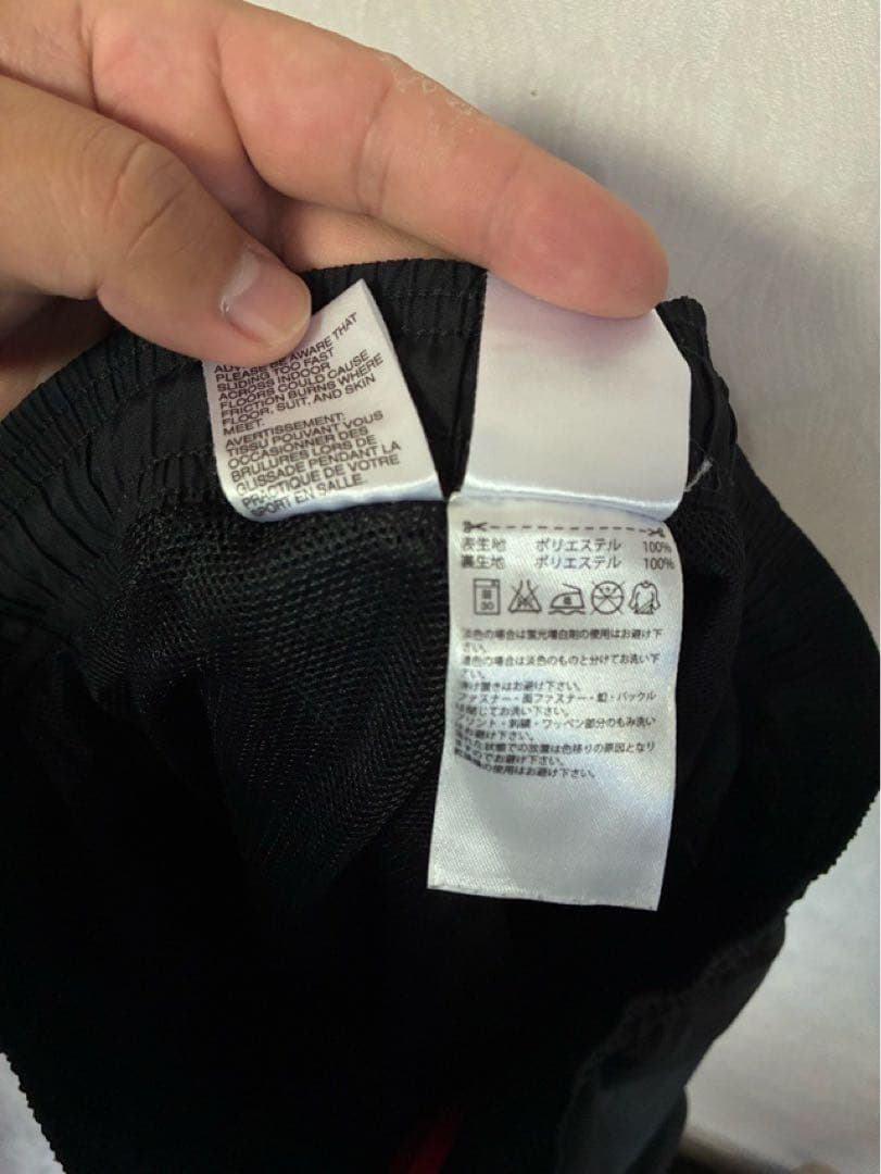 ACミラン adidas アディダス セットアップ Mサイズ ブラック メッシュ