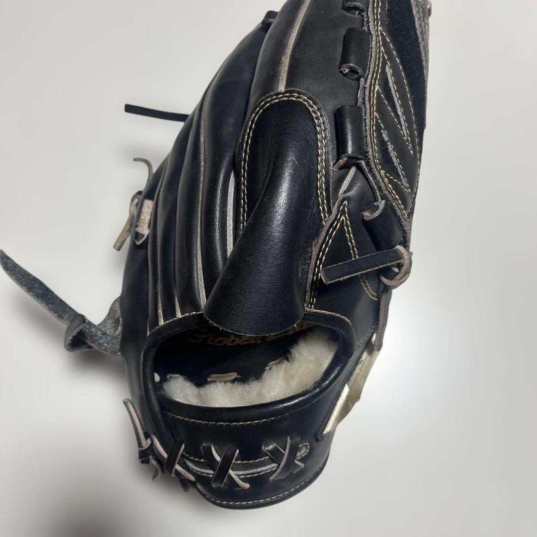 ミズノ 投手　グローブ 黒　グローバルエリート