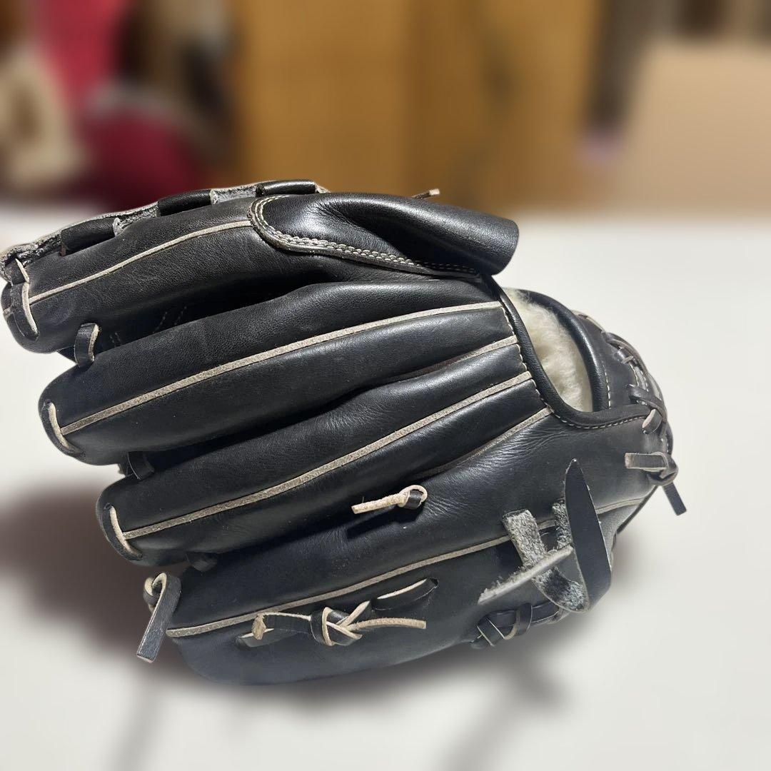 ミズノ 投手　グローブ 黒　グローバルエリート