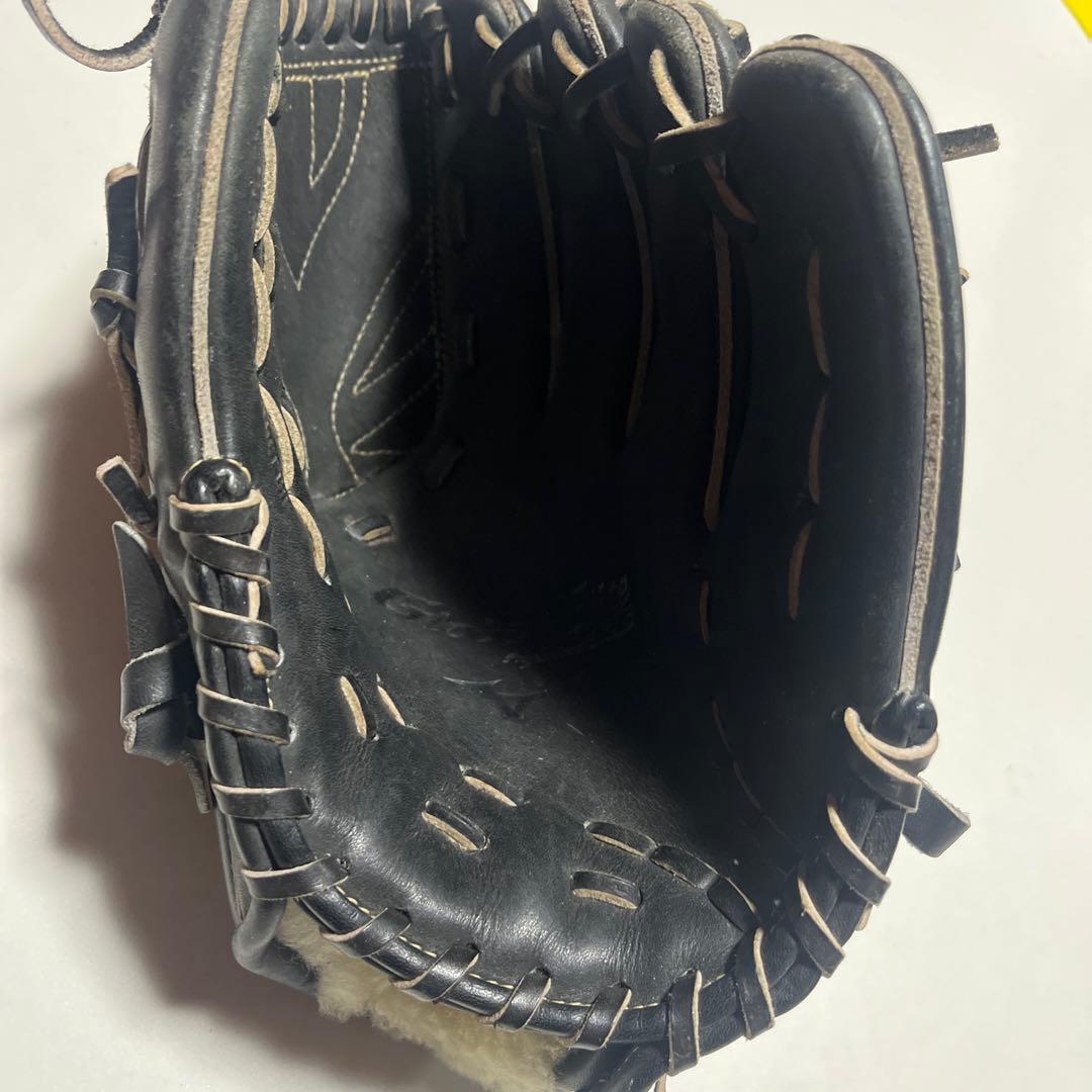 ミズノ 投手　グローブ 黒　グローバルエリート