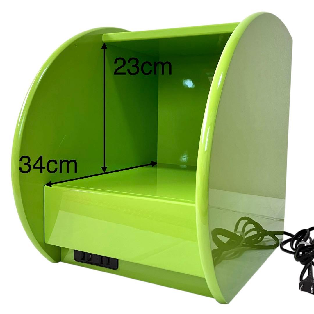 昭和レトロ♡木製♡卓上収納棚・机上収納棚・電源付き収納棚・コンセント付き収納棚