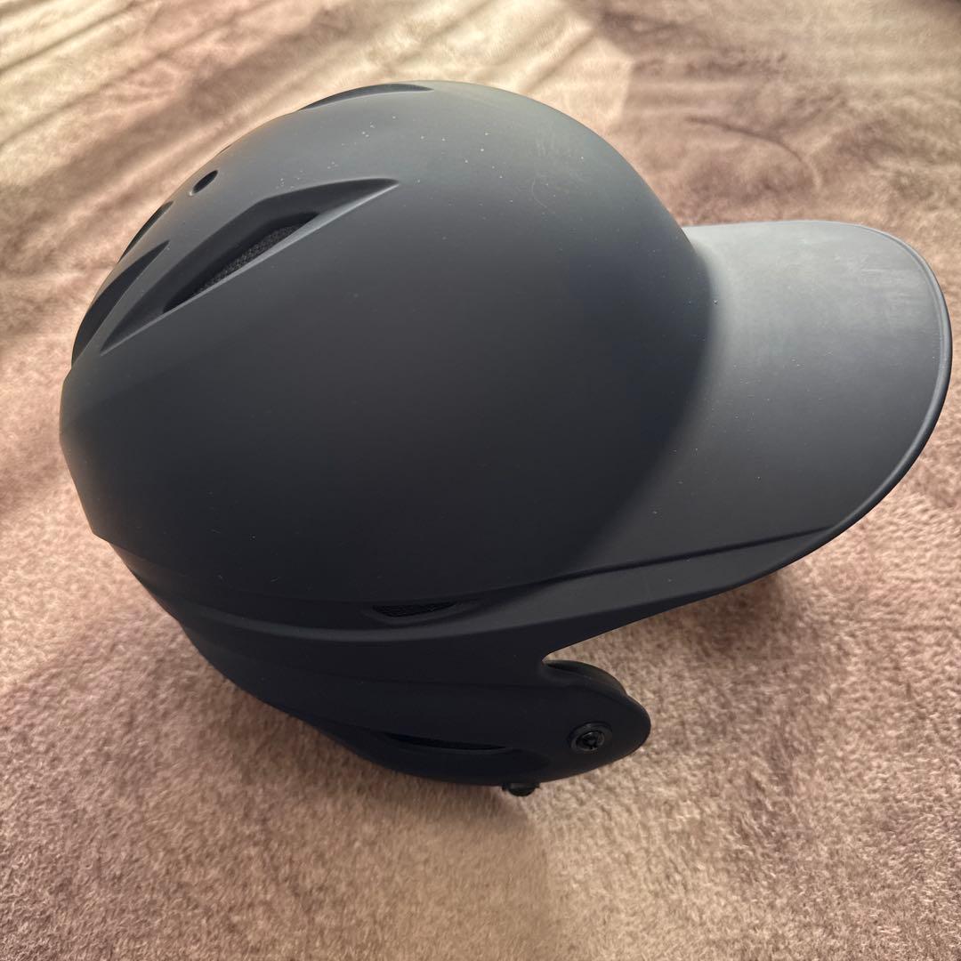 ミズノ 硬式野球 ヘルメット マットネイビー 右打者用