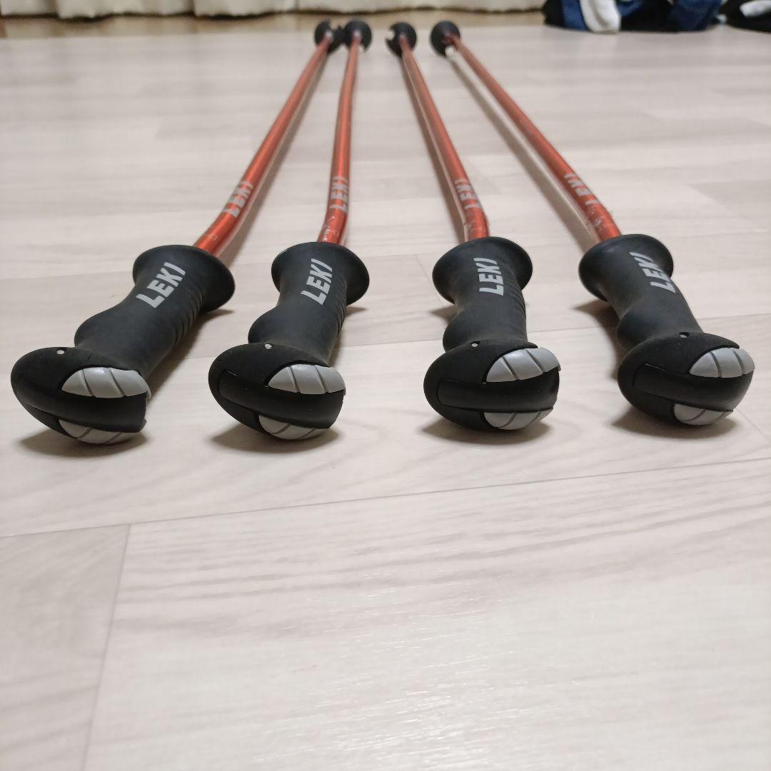 LEKI HTS 6.0 スキー ストック 110cm&105cm