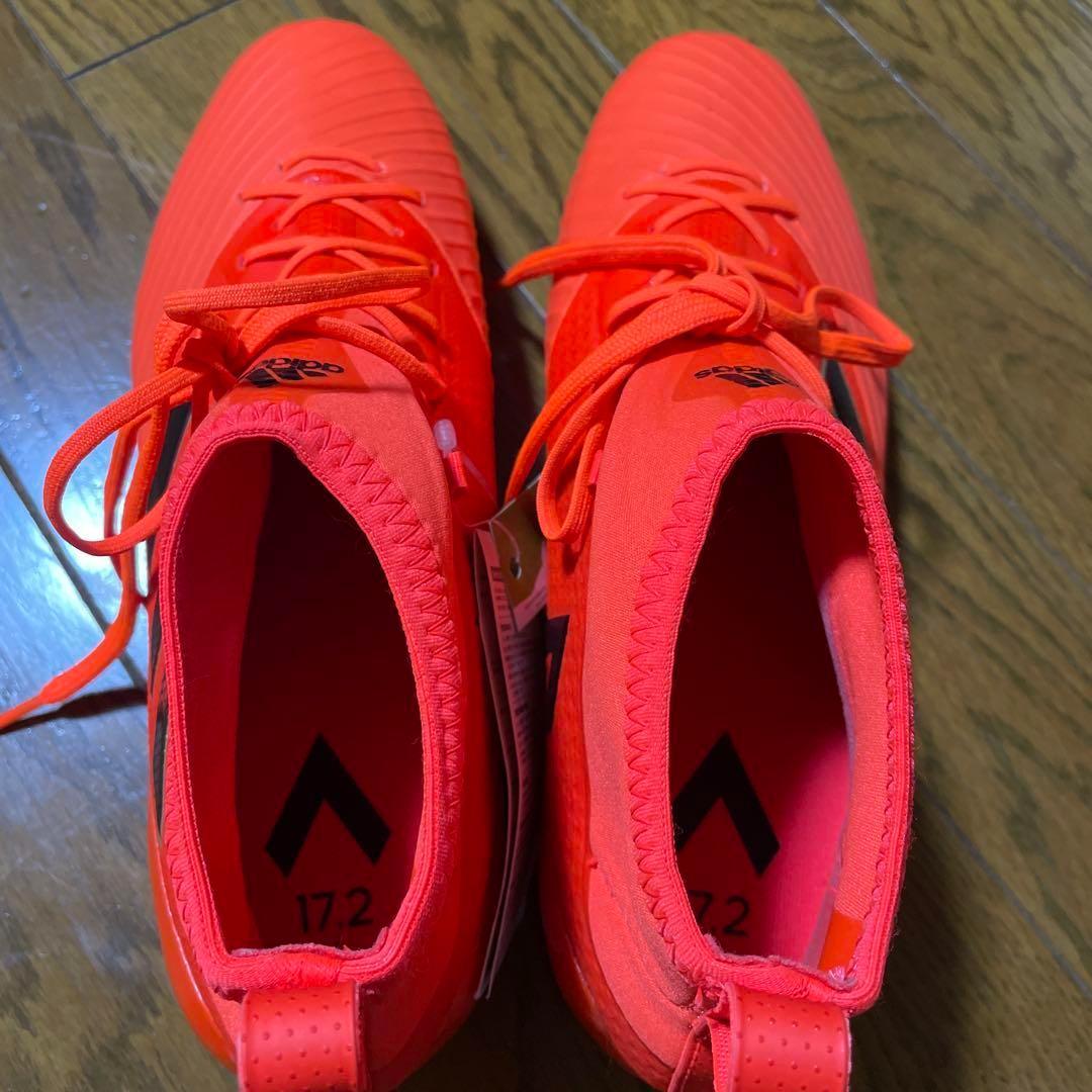 新品タグ付き⭐️アディダス サッカー スパイク 27cm オレンジ