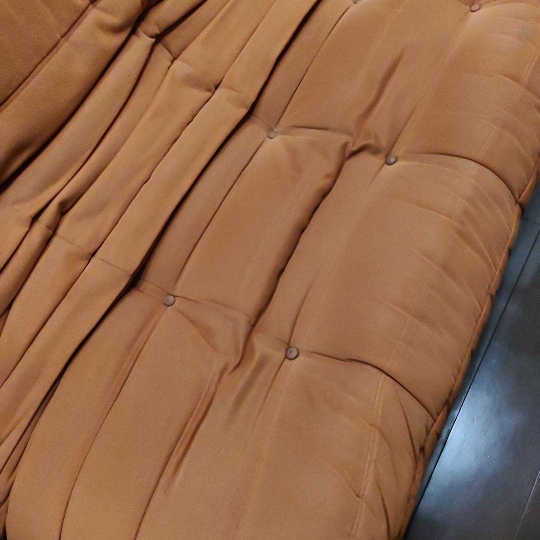 リーン・ロゼ トーゴ 3人掛け　オレンジ