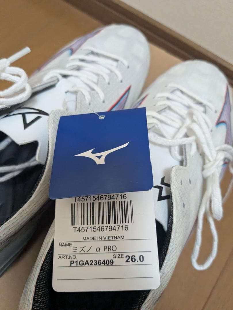 【新品・未使用】 MIZUNO ミズノアルファ PRO サッカースパイク