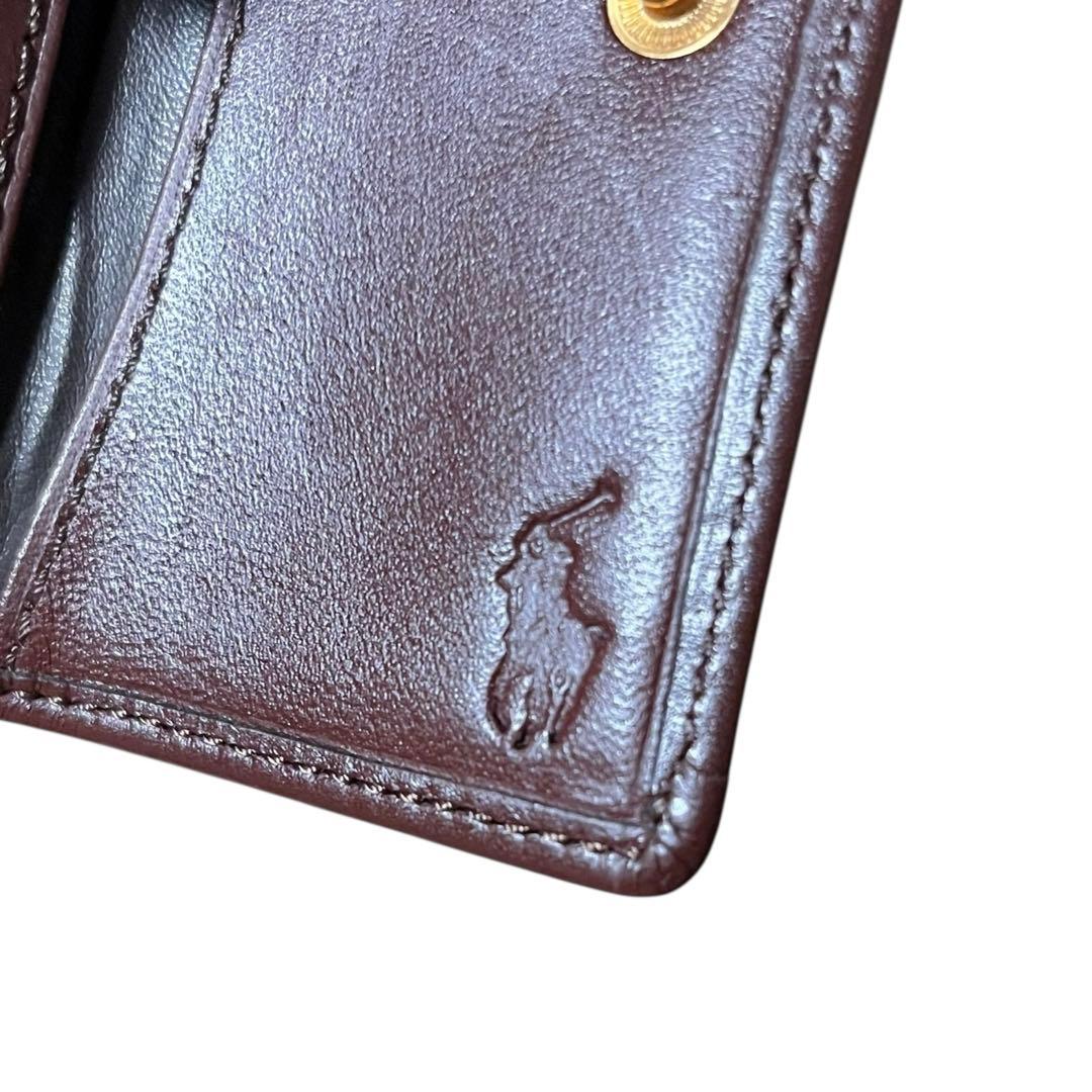 未使用✨ポロラルフローレン　6連キーケース　箱入り　チェック　レザー