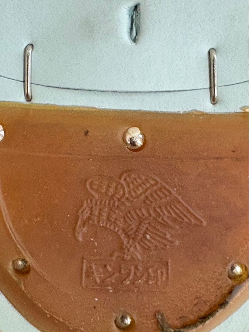 キンワシ印 和装バッグ＆草履セット ゴールド系 帯のような布生地