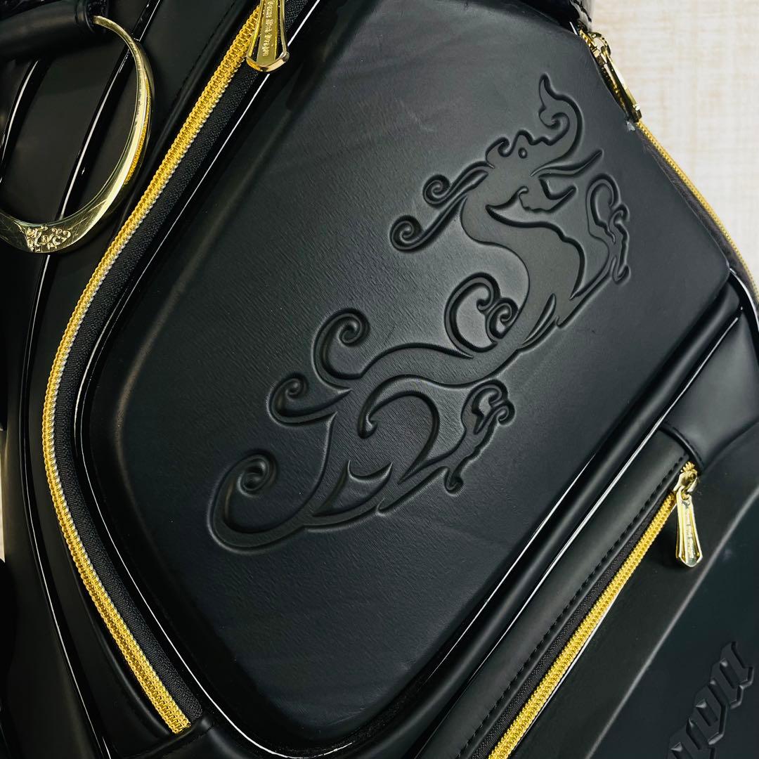 【高級】ダンスウィズドラゴン　MAT FAKE LEATHERキャディバッグ