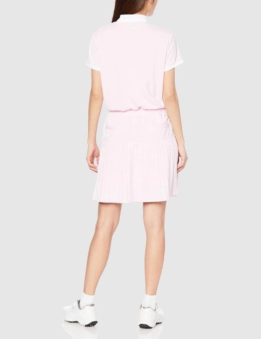 Callaway キャロウェイ クローズドメッシュワンピース ピンク