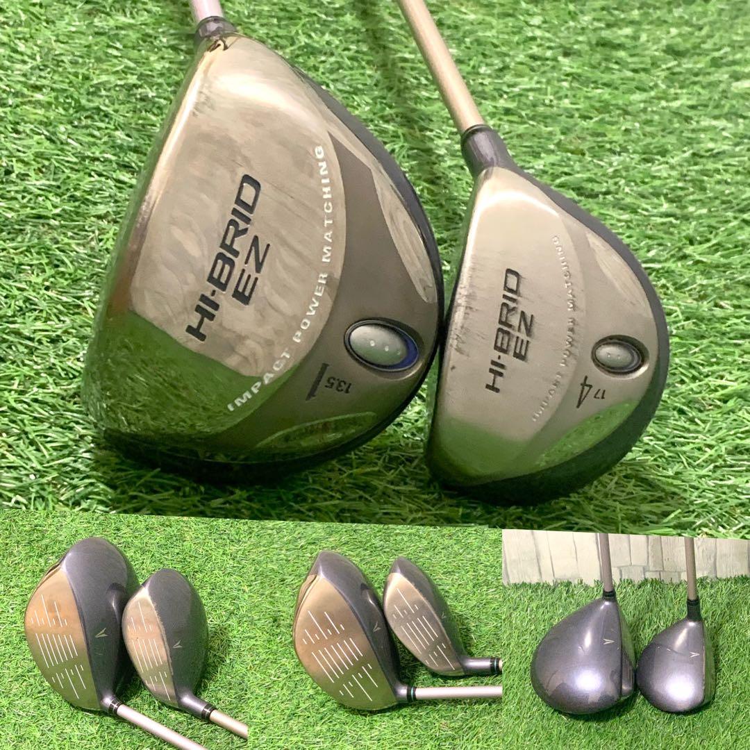 キャロウェイバッグ付 ダンロップ HI-BRID EZ レディースクラブセット