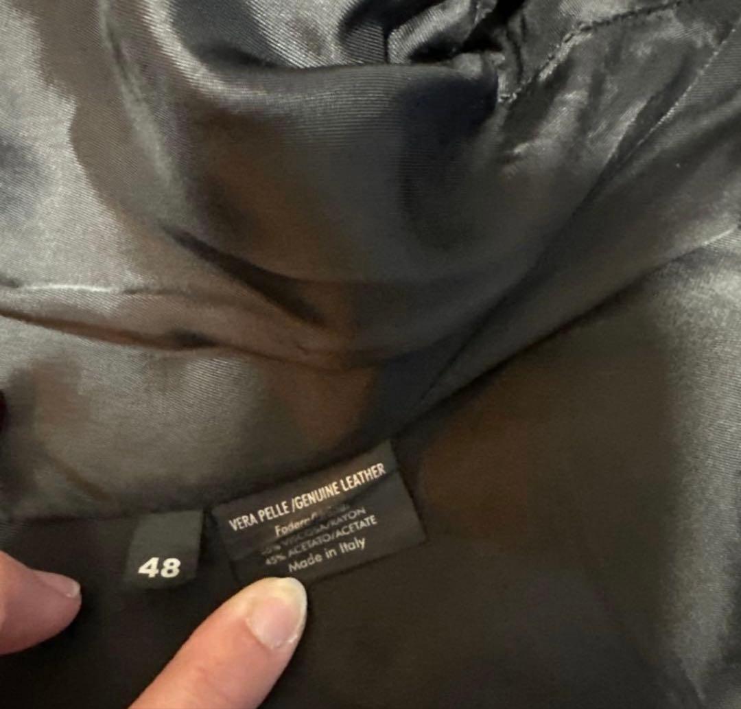 GUCCI レザージャケット　ライダース　本革