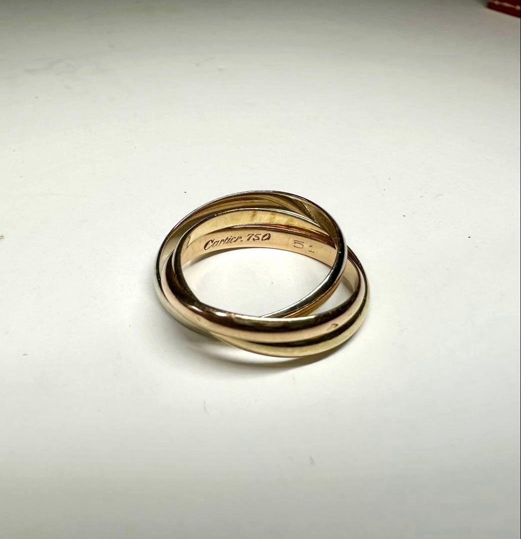 Cartier トリニティリング 750ゴールド