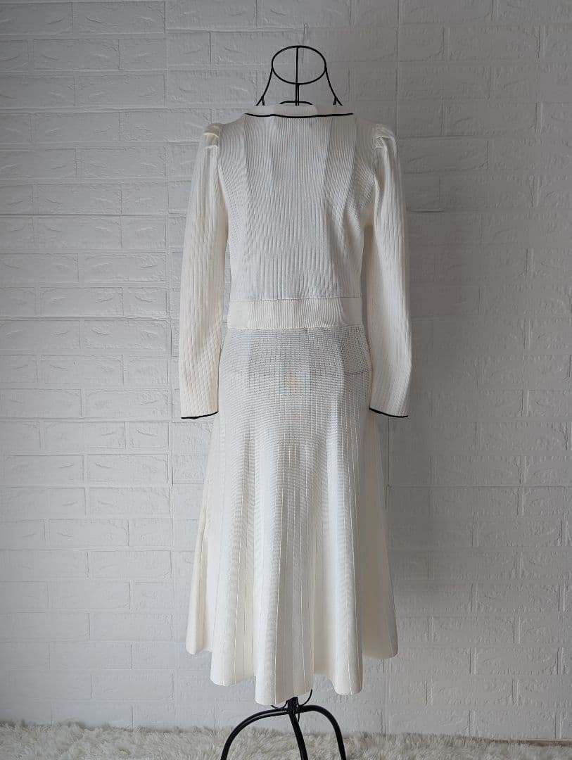 美品✨️ CELFORD セルフォード マーメイドニットワンピース M ホワイト