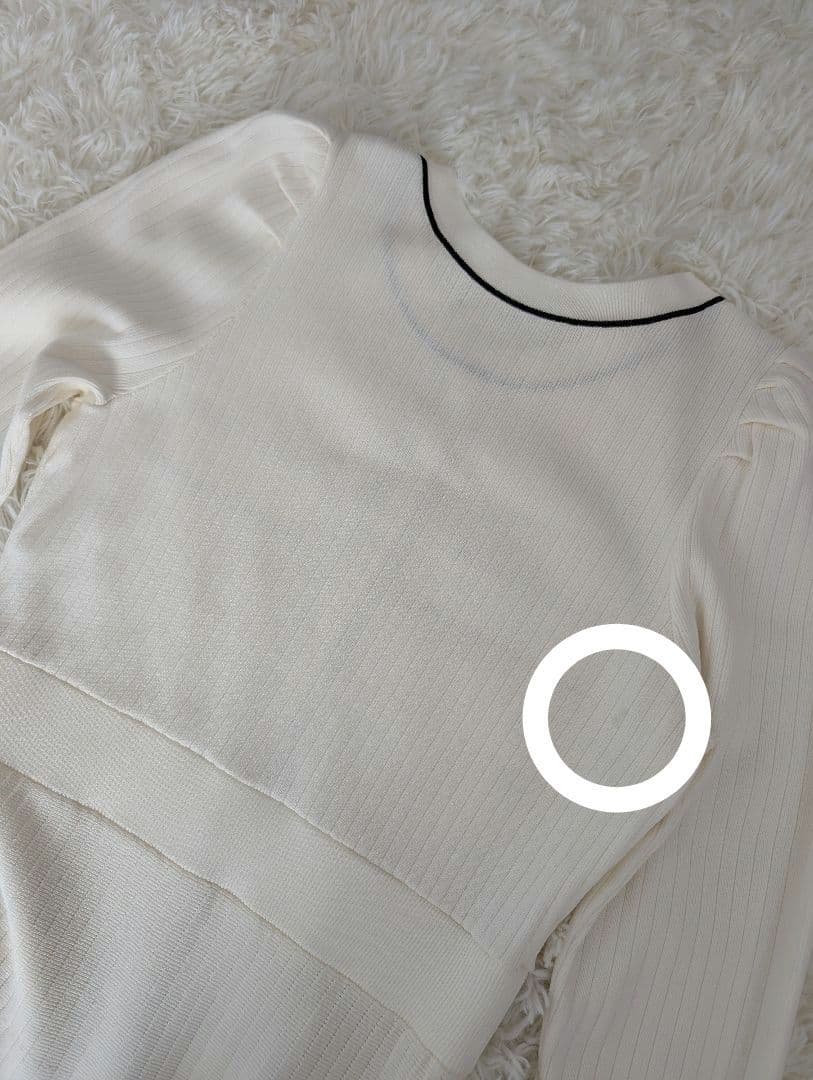 美品✨️ CELFORD セルフォード マーメイドニットワンピース M ホワイト