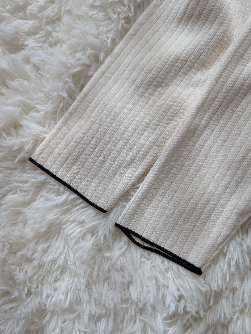 美品✨️ CELFORD セルフォード マーメイドニットワンピース M ホワイト