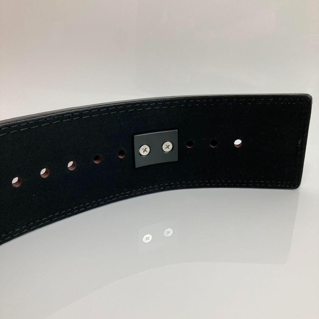 パワーベルト レバーアクション 厚さ10ｍｍ Sサイズ バックル艶silver