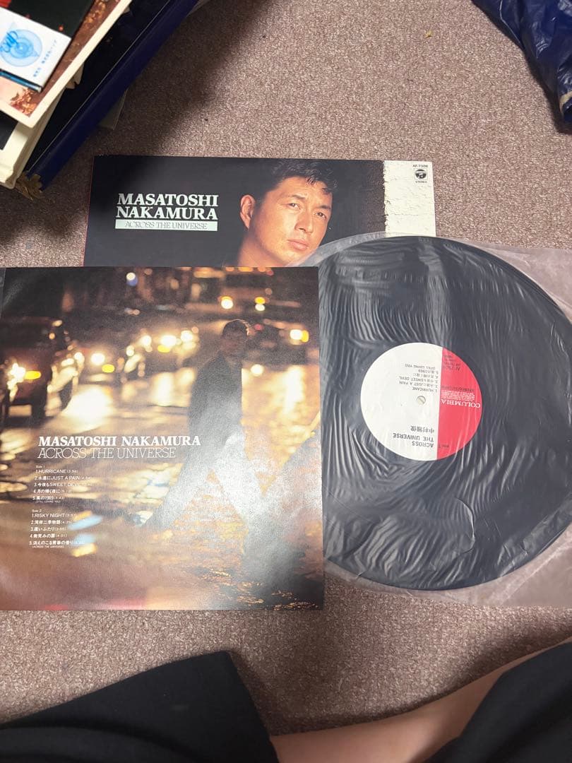 中村雅俊 ACROSS THE UNIVERSE レコード