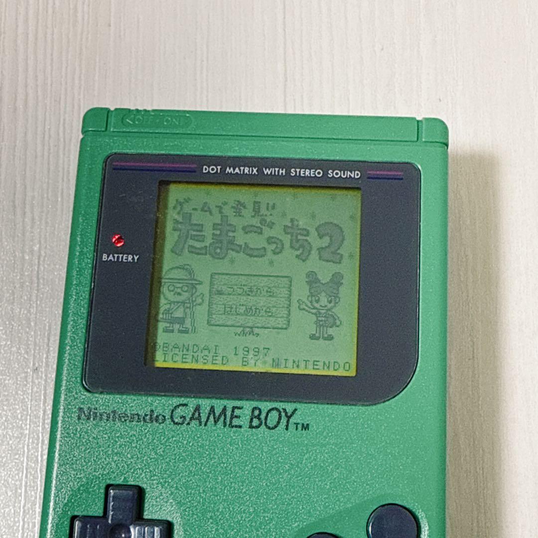 2437【動作品】ゲームボーイ 本体 初代 グリーン 任天堂