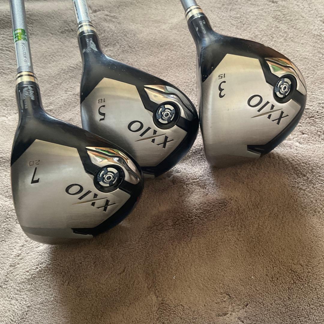 XXIO 名器簡単　ゼクシオ 7 MP700 SR 3本セット 3W 5W 7W