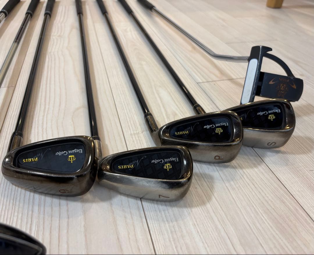 ブリヂストン キャディバッグ 新品未使用（中古クラブ付き）　ホワイト　レディース