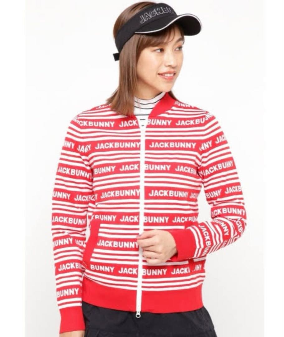 JACK BUNNY ジャックバニー ゴルフニットフルジップ ジャケットサイズ5