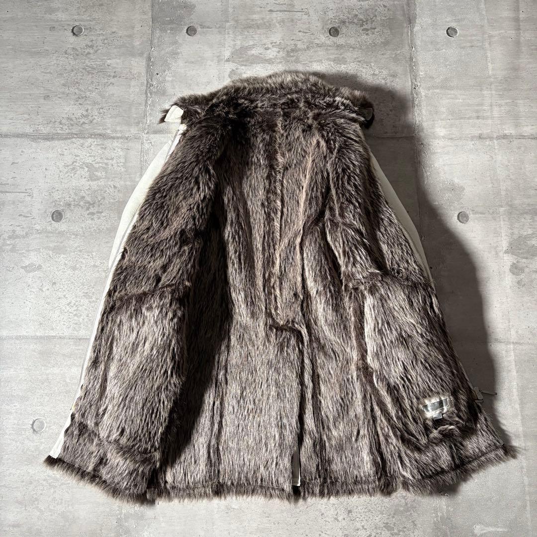 2000's ファージャケット ヒビ割れ コーティング加工 平成 お兄系 y2k