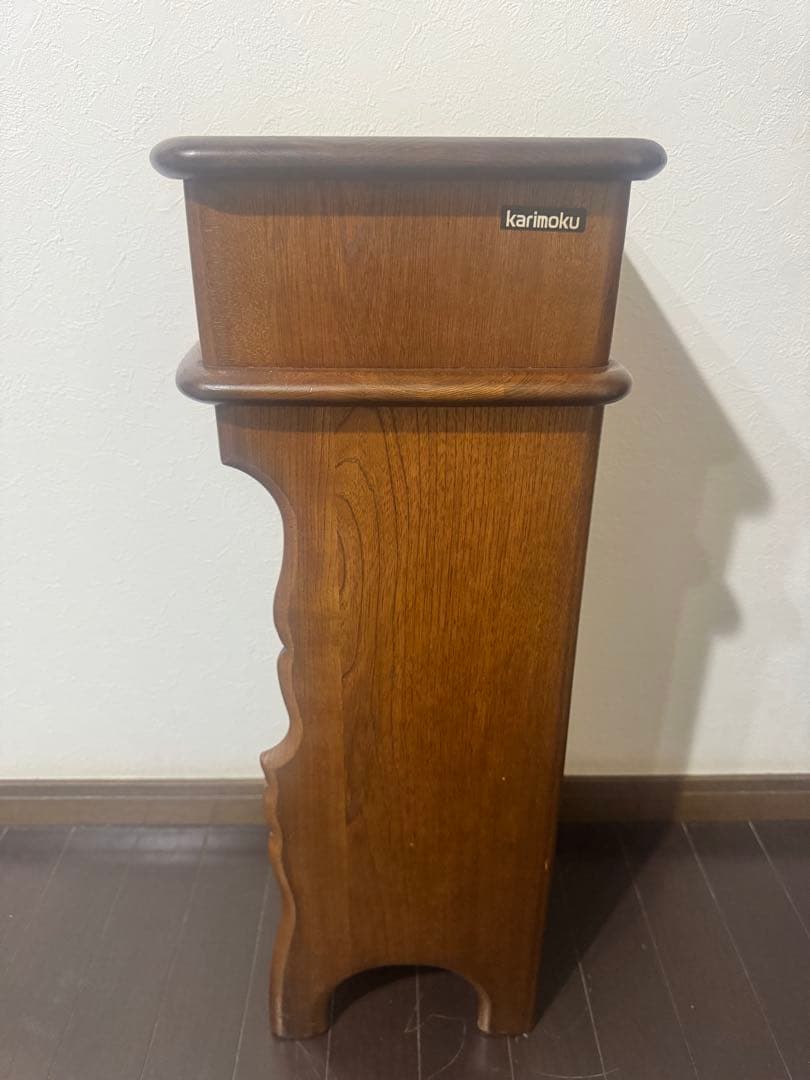 【値下げ‼️】karimoku 花台スツール　　カリモク