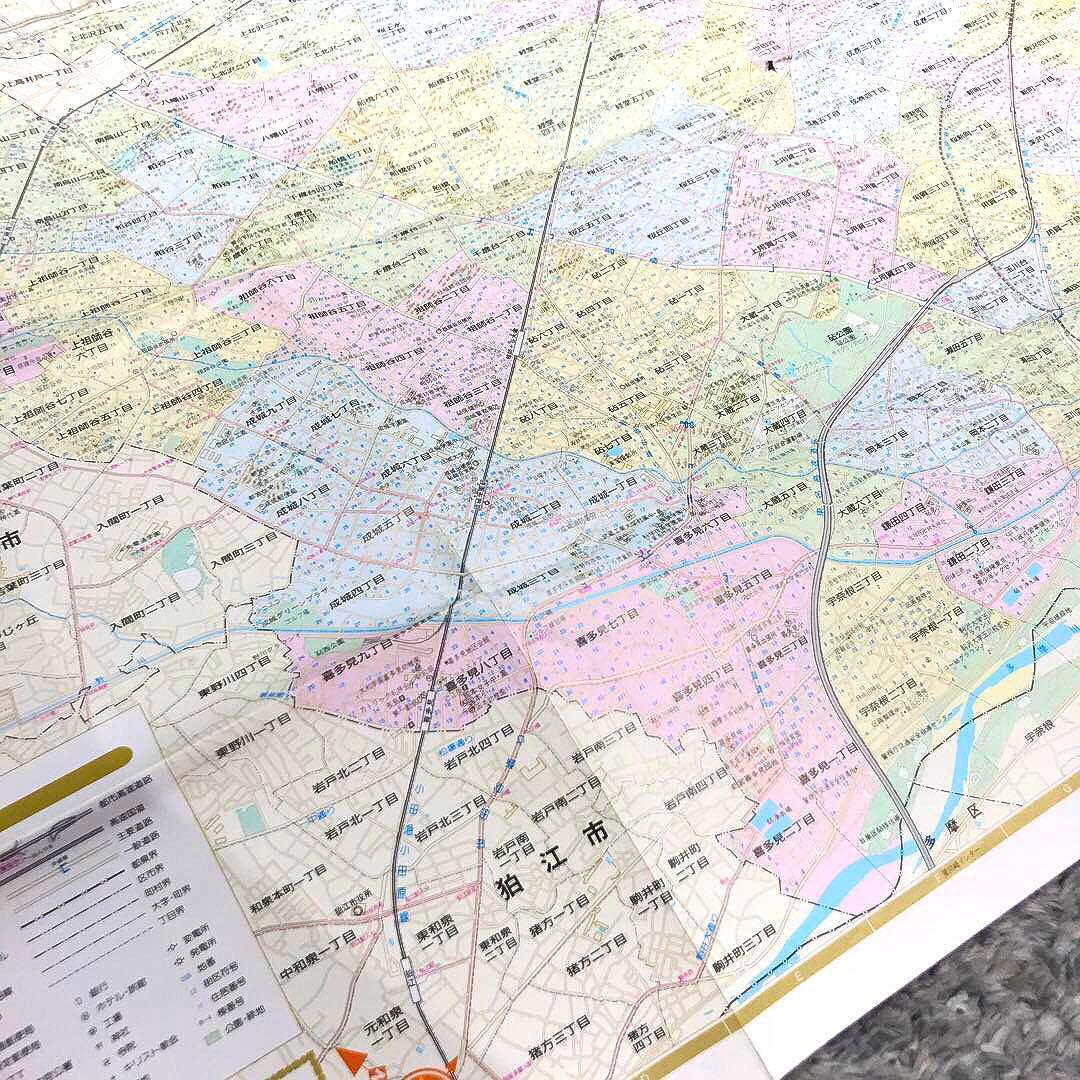 【確認用】東京都区分地図　世田谷区