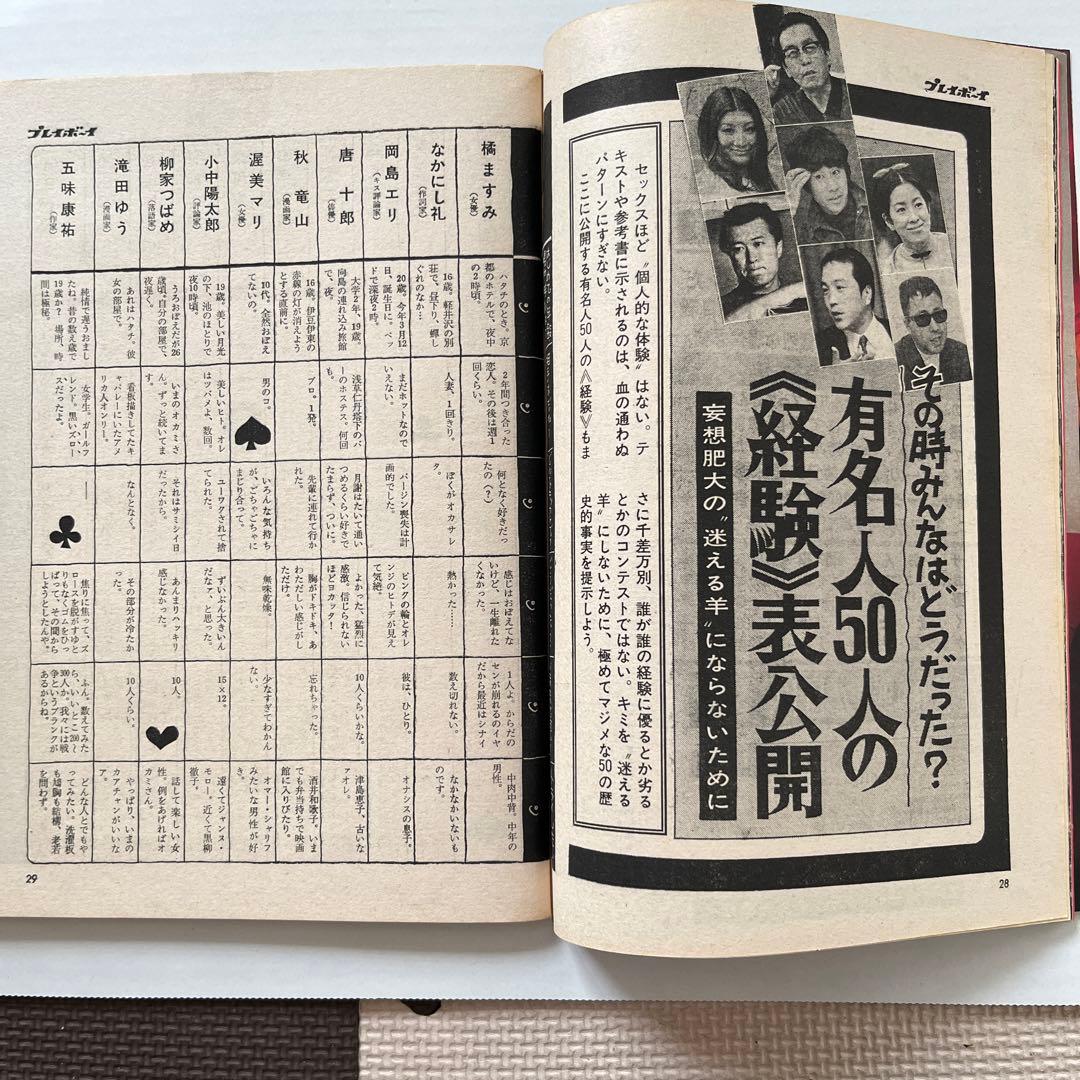 値下げ希少！昭和４５週刊プレイボーイ　篠山紀信／岩下志麻　松尾ジーナ　神野アラノ