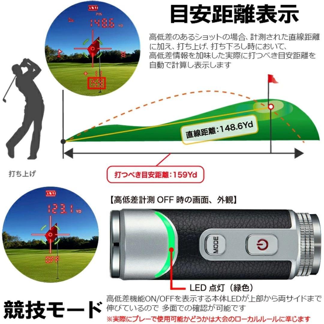 新品未使用　RAYS GR+ ゴルフ用レーザー距離計　ホワイト
