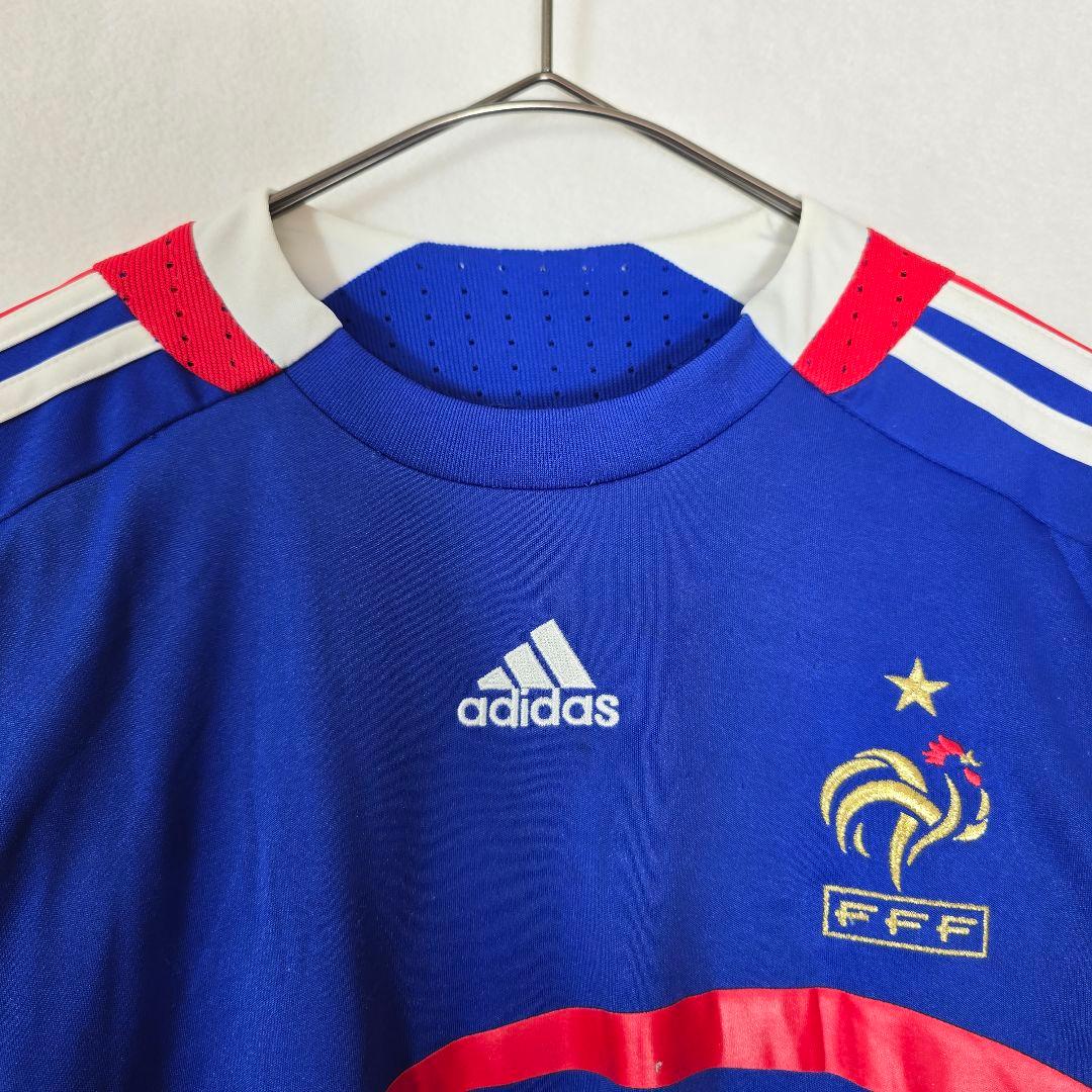 【Y2K】アディダス フランス代表 ユニフォーム M 2004 サッカー 刺繍