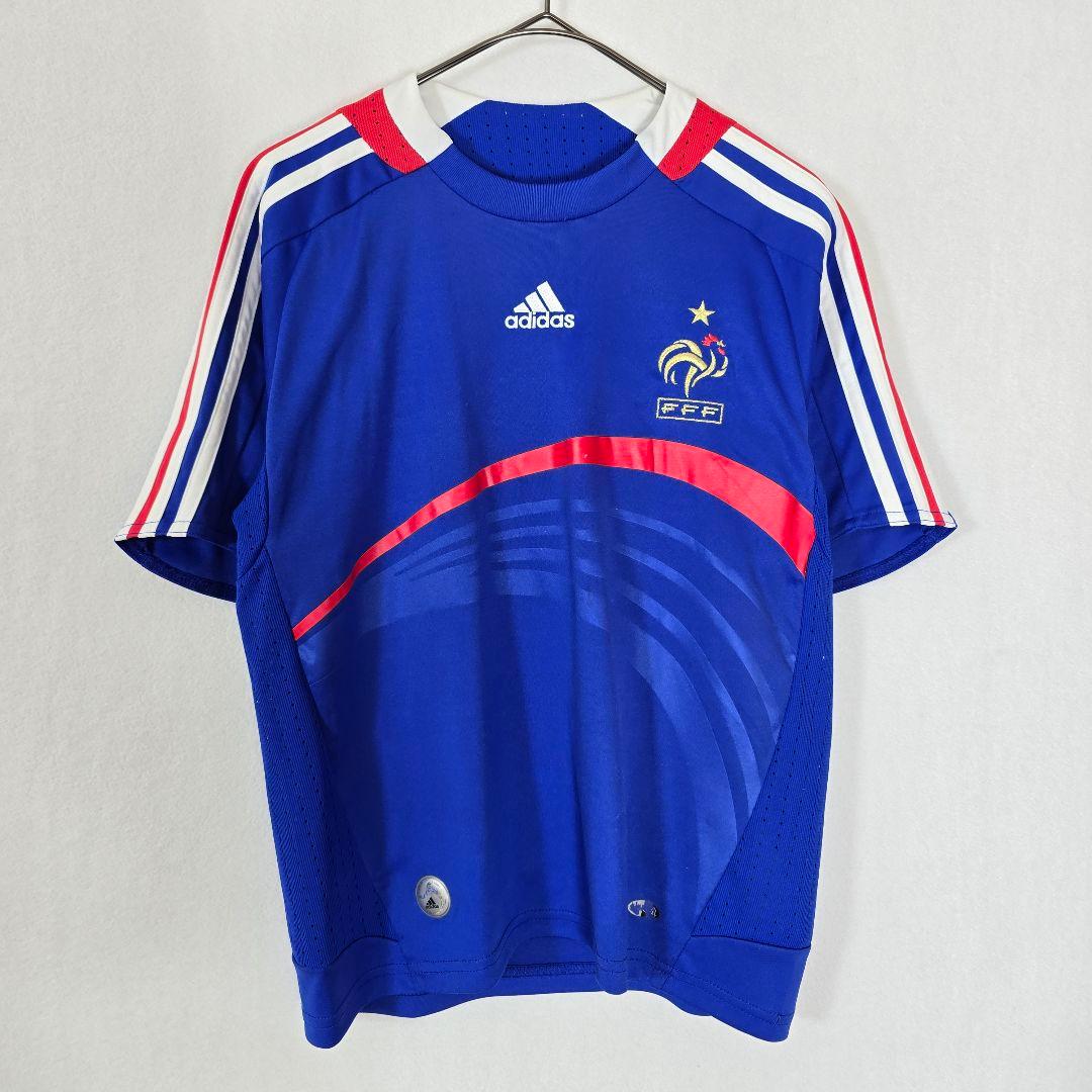 【Y2K】アディダス フランス代表 ユニフォーム M 2004 サッカー 刺繍