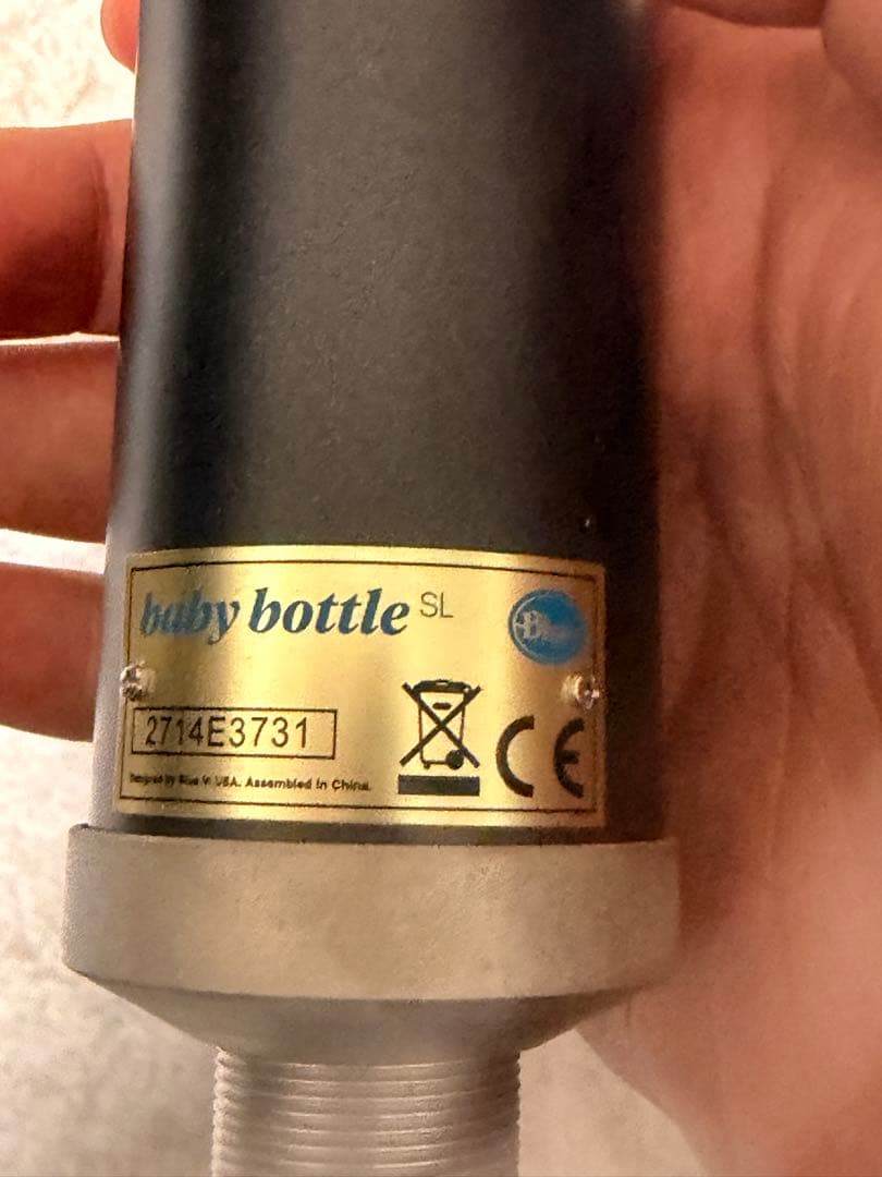 Blue baby bottle sl コンデンサーマイク 専用ボックス付き