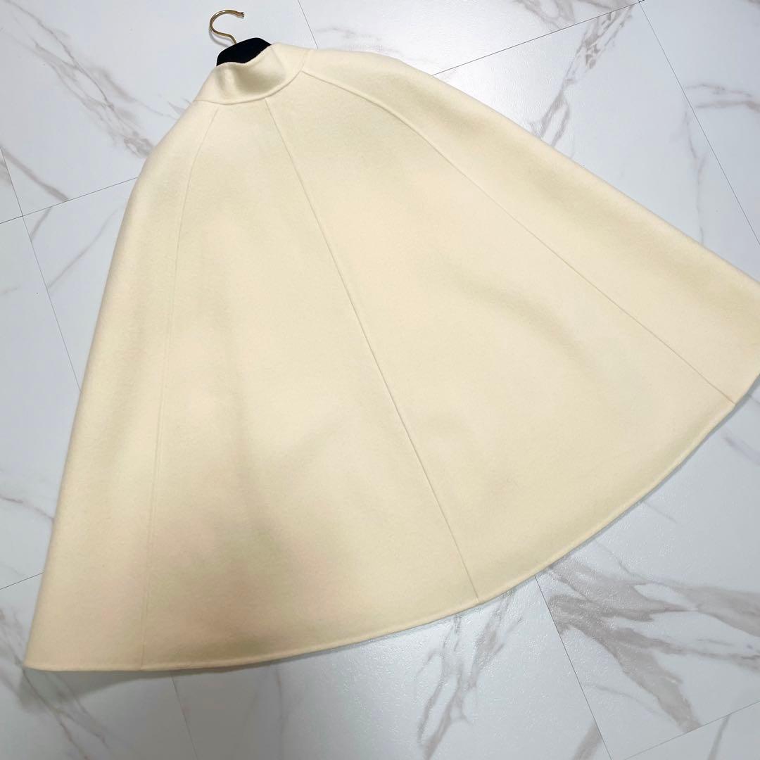 未使用級✨23AW ANAYI シャルムビーバーミドルケープコート 近年モデル