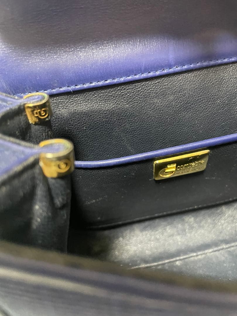 Comtesse ２ｗａｙバッグ　ハンドバッグ　ショルダーバック　ネイビー